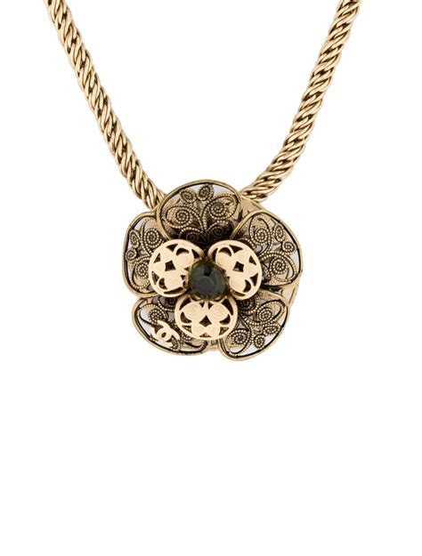 chanel camelia necklace|chanel camelia jewelry.